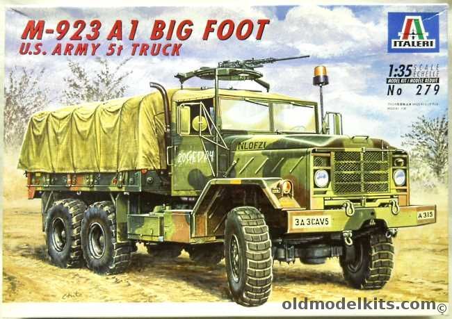 Italeri 1/35 M-923 A1 Big Foot US Army 5 Ton Truck, 279 plastic model kit